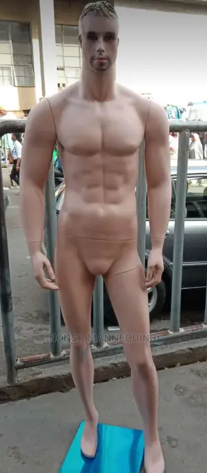 Skin Color Fibre Male Full Body Display Mannequin