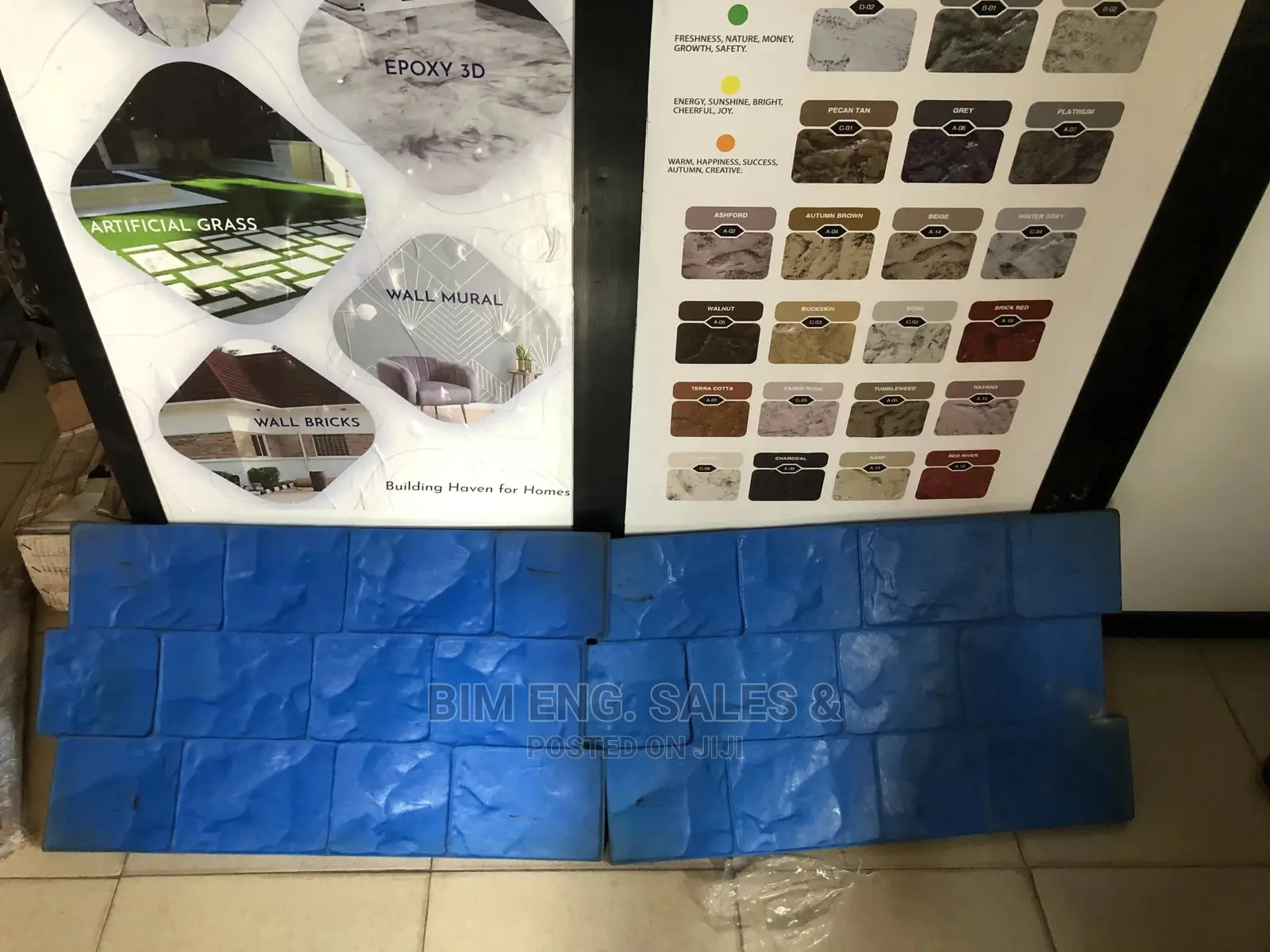 Brick Slate Block Mart Mold Rubber Stamps