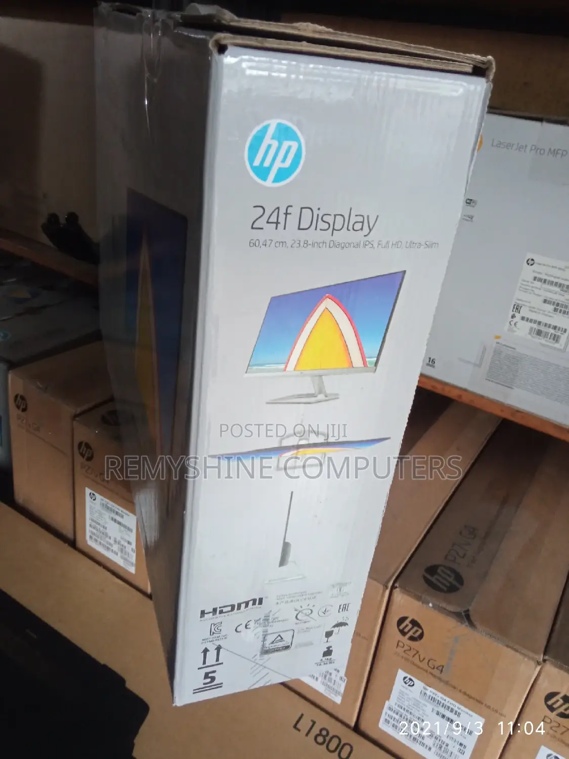 Hp 24f Display Monitor 24inches