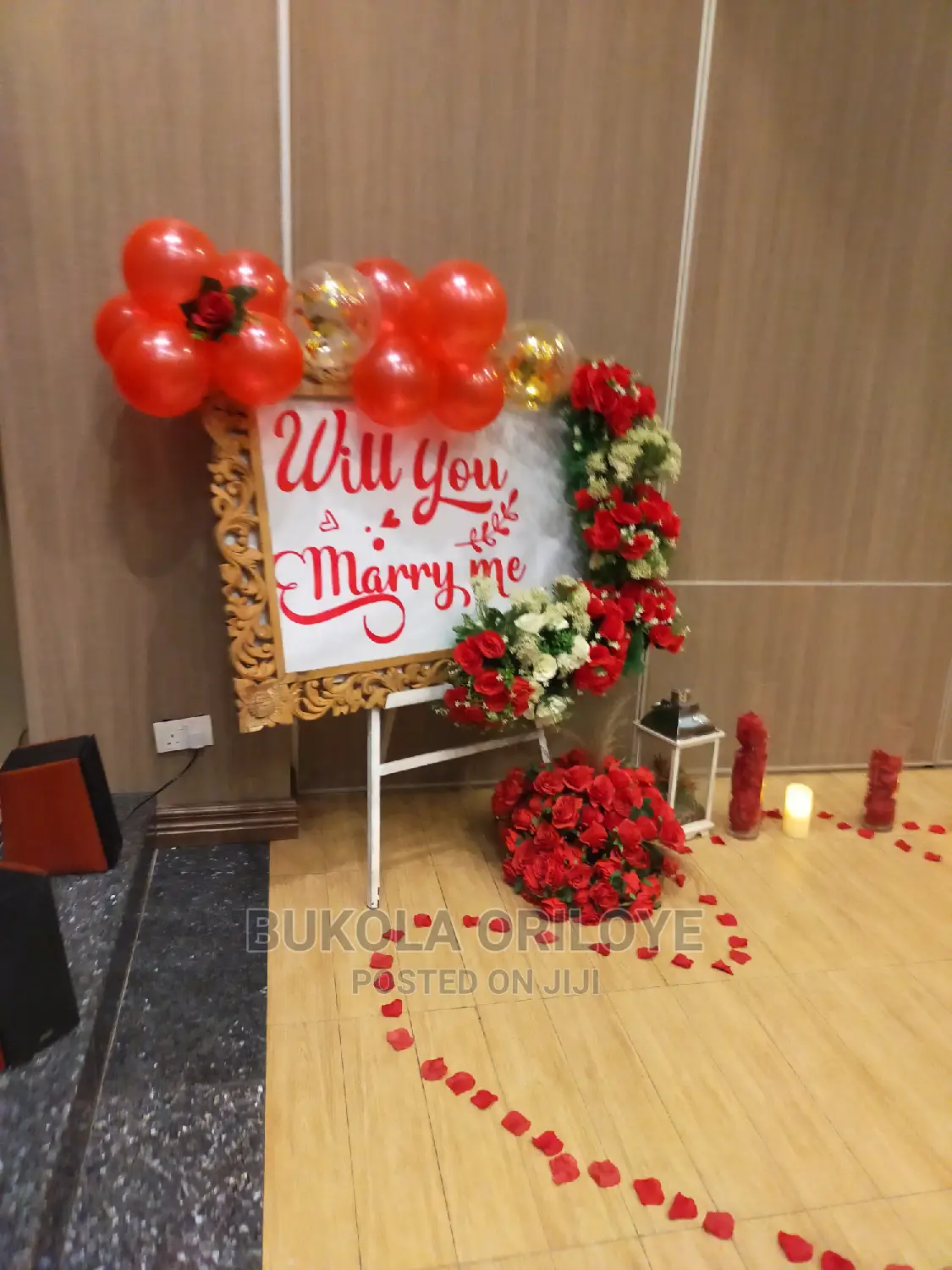 Wedding Proposal Decor and Planning Service.