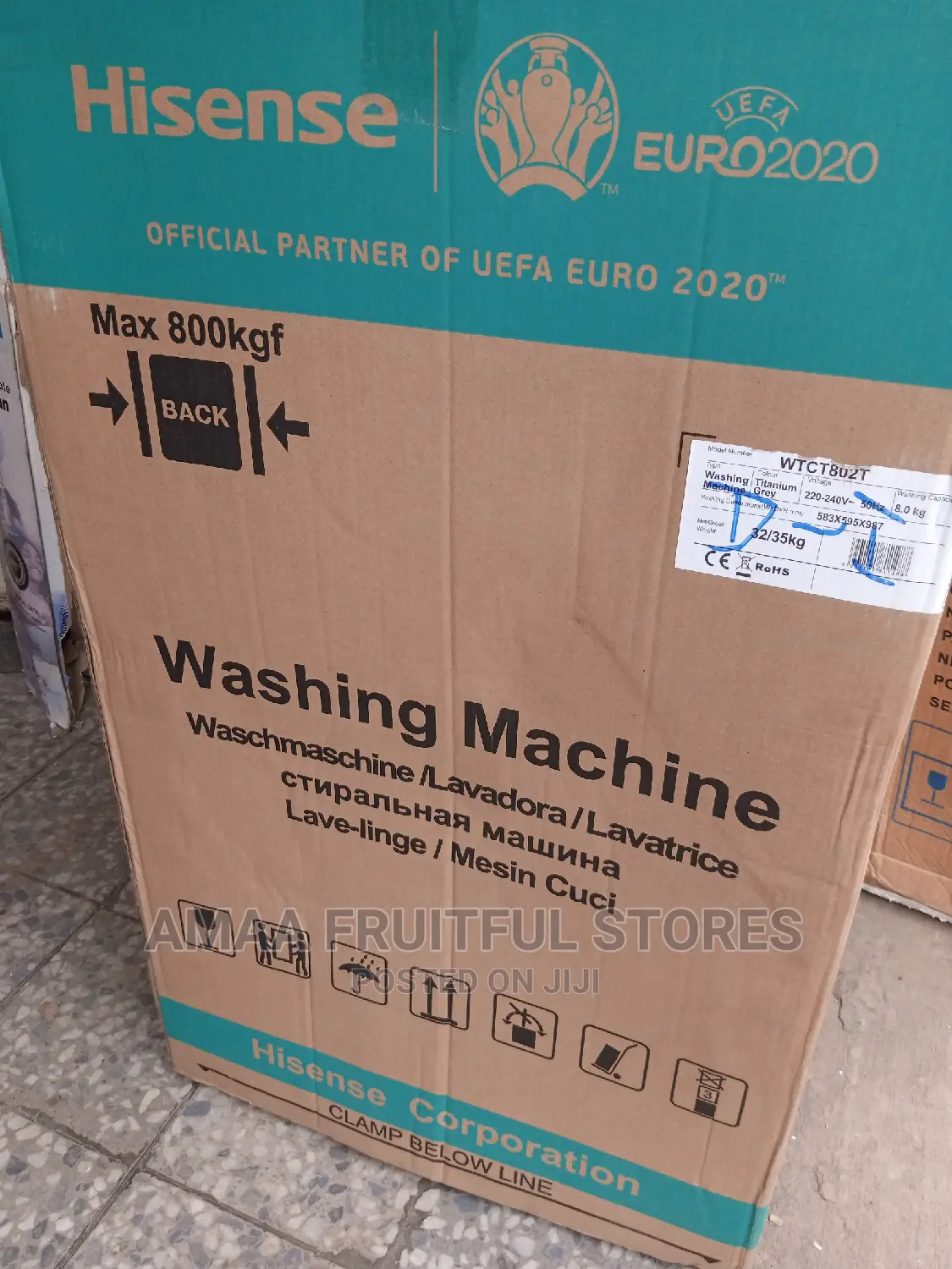 Hisense Washing Machine 8kg Automatic