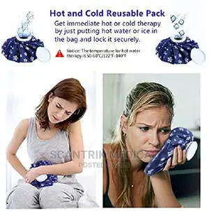 Reusable Ice Compress Bag Hot Water Bag Wrap Pain Relief Hot