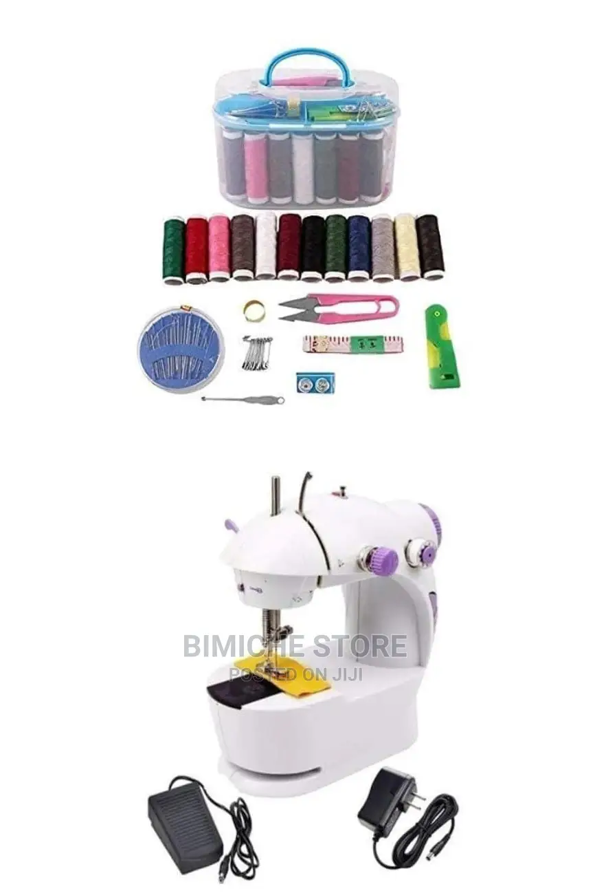 Mini Sewing Machine And Sewing Kit
