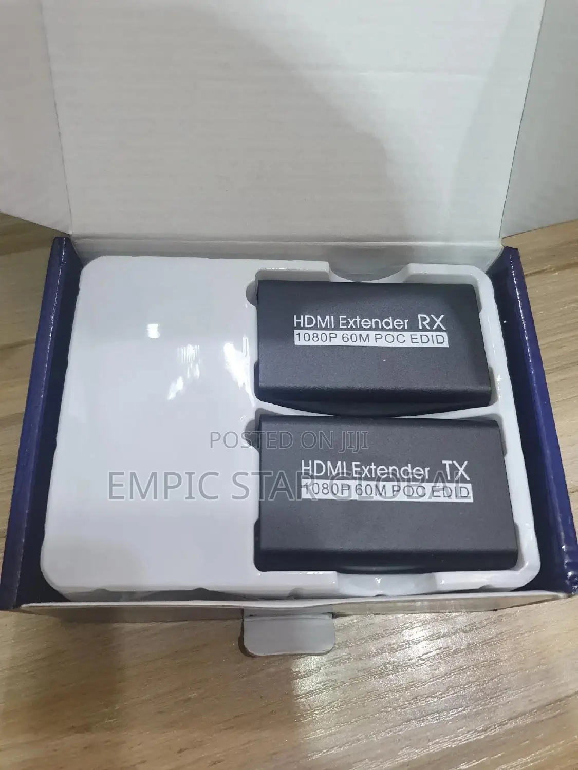 Hdmi 60m Extender Over Cat6 Cable Ethernet Poc