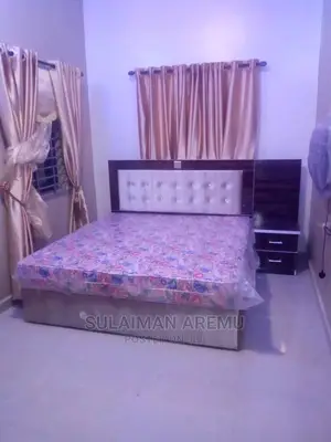 Wooden Bed With Good Material 6by Six Feet