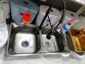 Big Black Double Bowl Kitchen Sink