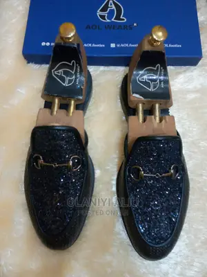 Aolbling Chocolate Leather Half Shoe