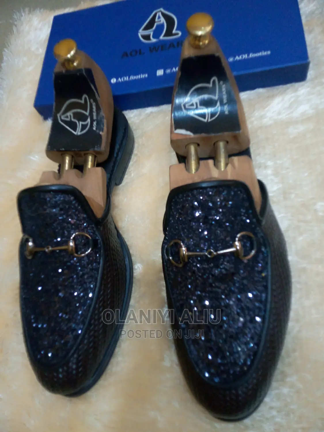 Aolbling Chocolate Leather Half Shoe