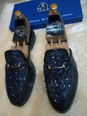 Aolbling Chocolate Leather Half Shoe