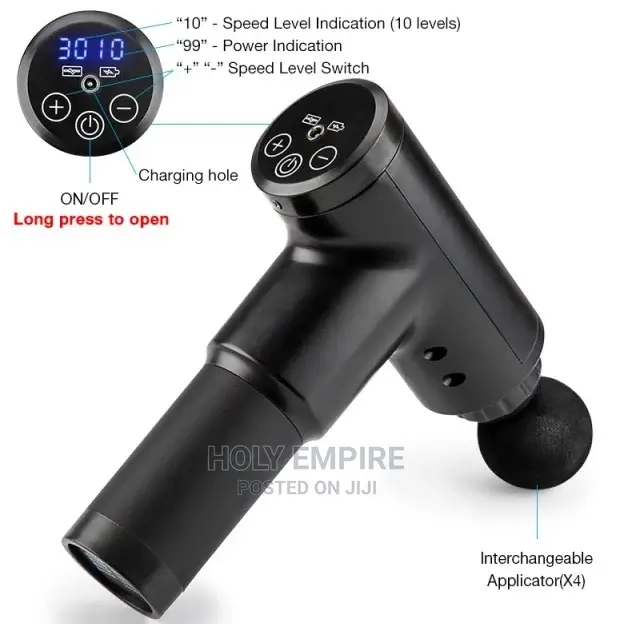 High Power Muscle Massage Gun High Speed Vibration Massager
