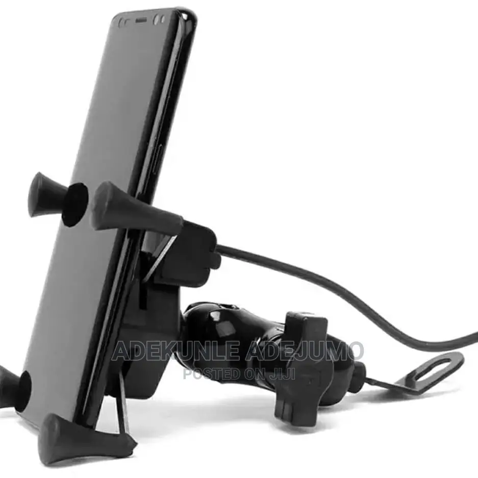 Motorcycle Phone GPS Holder With 5v 2a Usb Charger