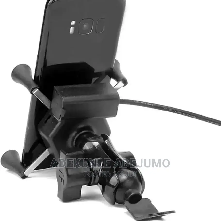 Motorcycle Phone GPS Holder With 5v 2a Usb Charger