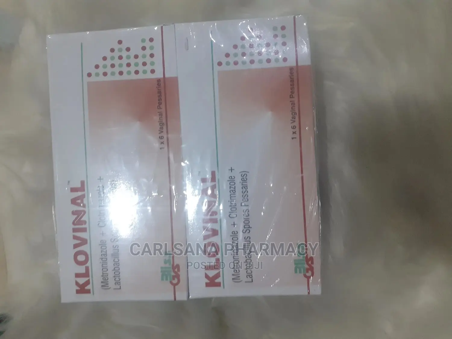 Klovinal Pessaries for Vaginal Infection