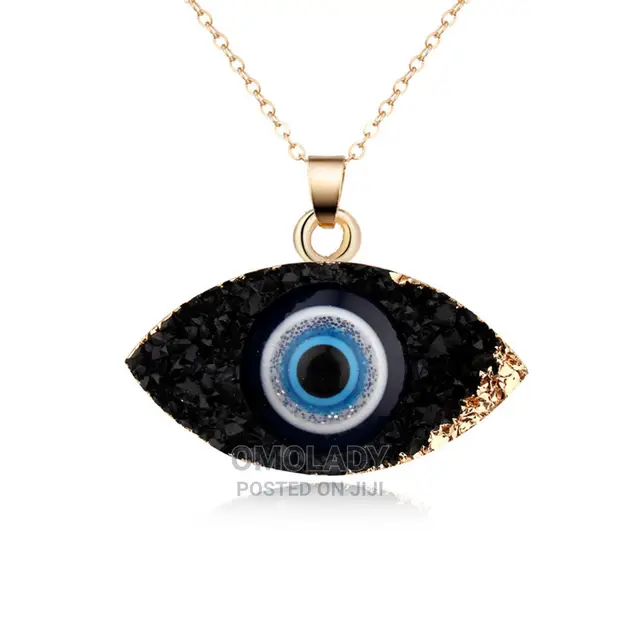 Turkish Blue Eye Necklace Gold in Surulere Jewelry, Agnes