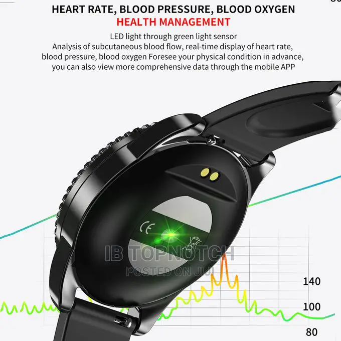 Temperature Bracelet Heart Rate Smartwatch