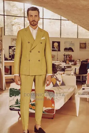 Slim Fit Suit Double Breasted