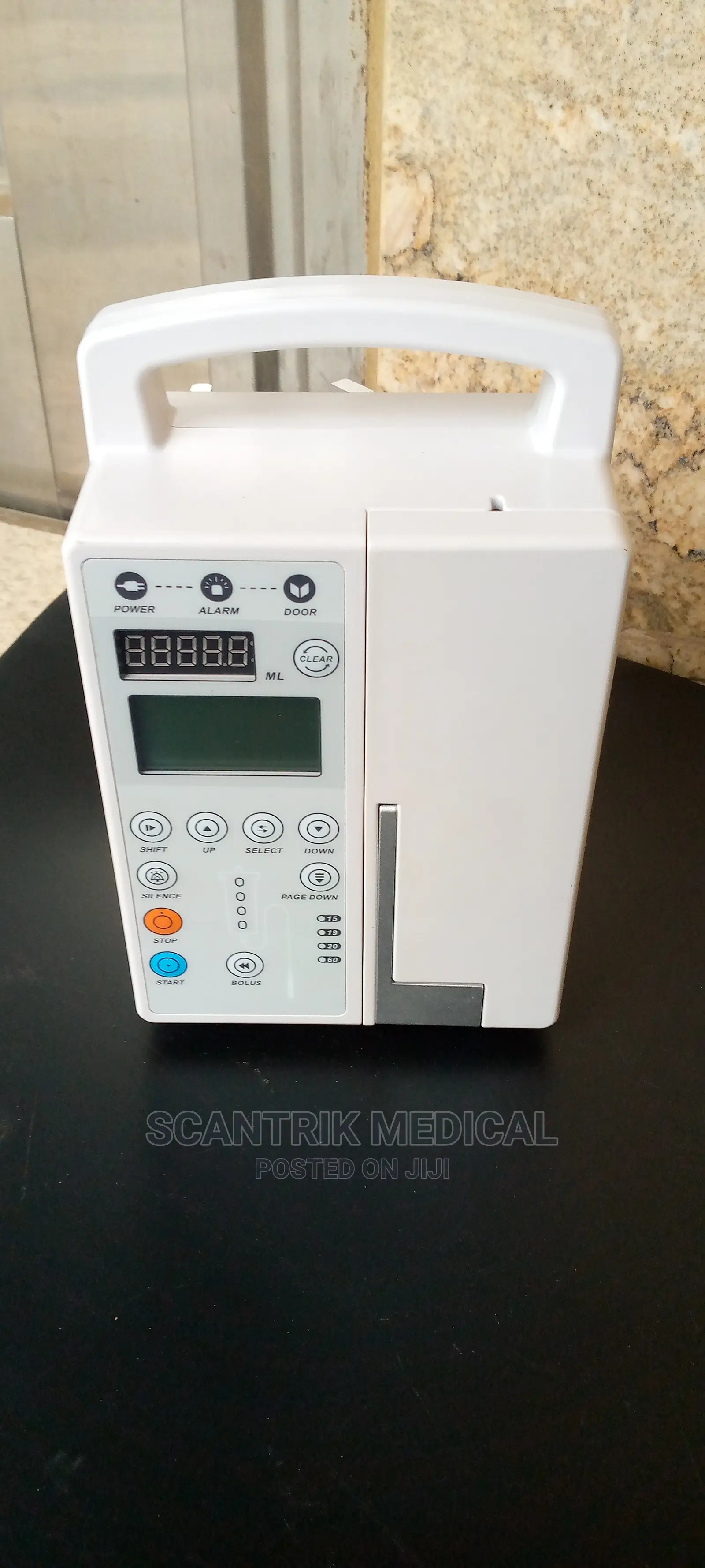IV Machine, Saline With Infusion Pump