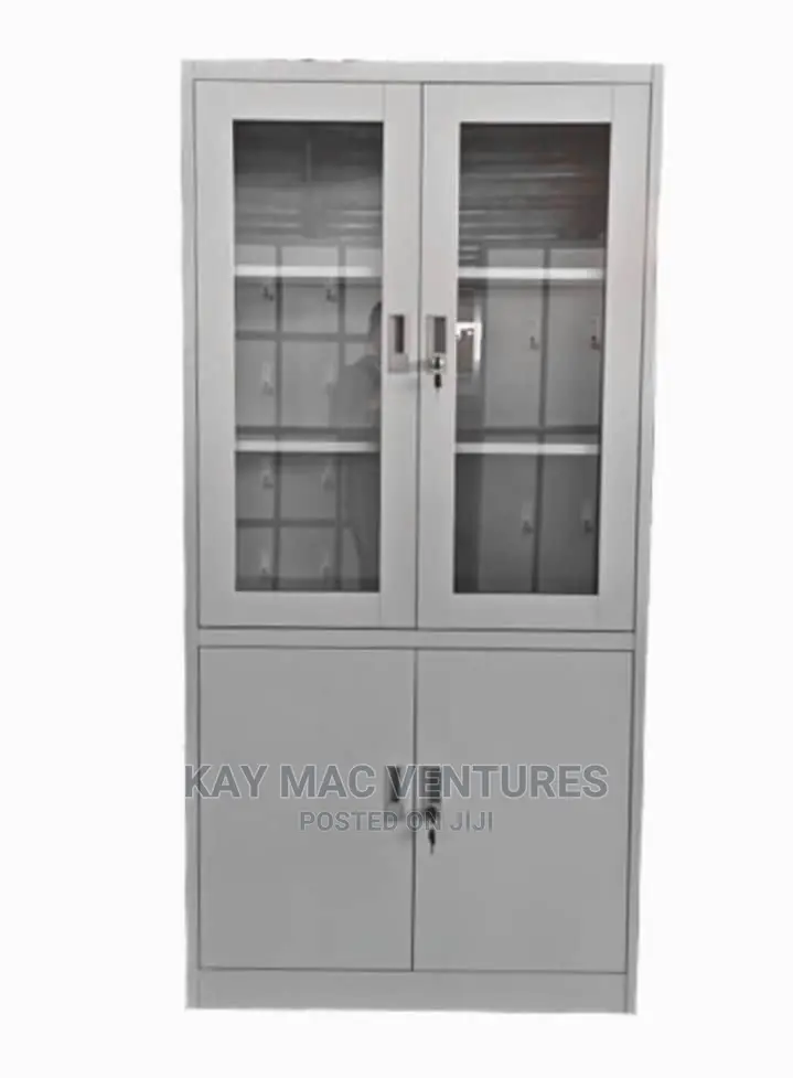 A Unique Full Height Cupboard With Glass