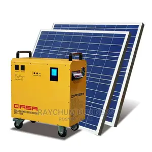 Qasa Solar Generator Model 1200 With 200ah Battery 2panel
