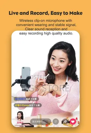 UHF Wireless Microphone for Android, iPhone, iPad, iPod