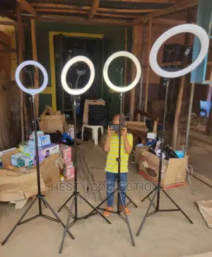 10" 12" 14" 18" Inches Ringlight Tripod Stand Phone Holder