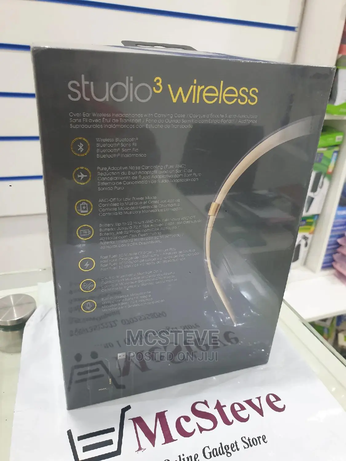 Beats by Dre Studio 3 Wireless 100% Original Quality