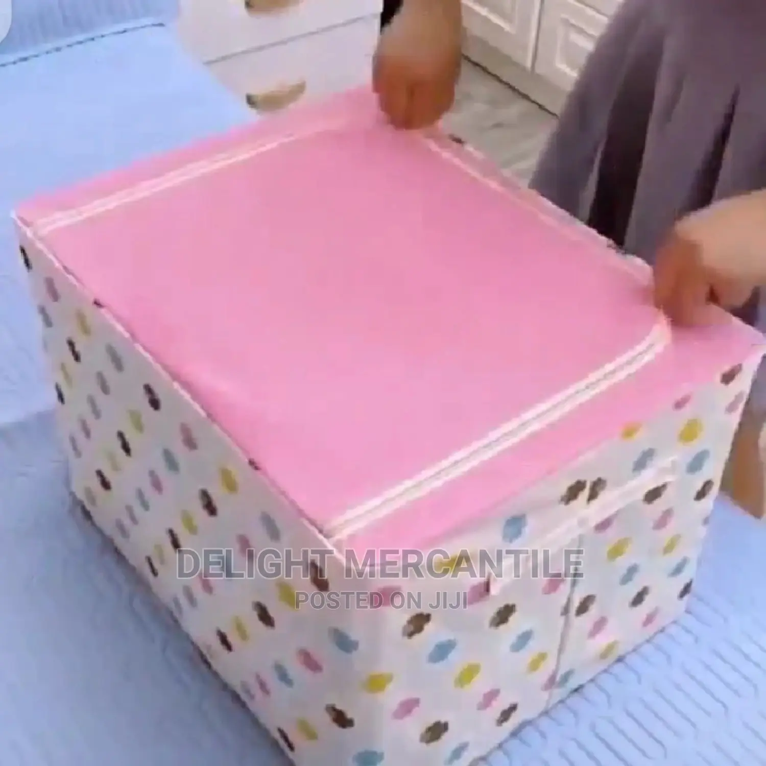 Foldable Multipurpose Cloth Laundry Bag Storage Box