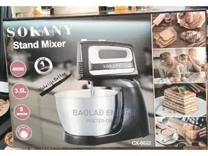Sokany Super Electric Stand Mixer, With 3.5ltrs Bowl