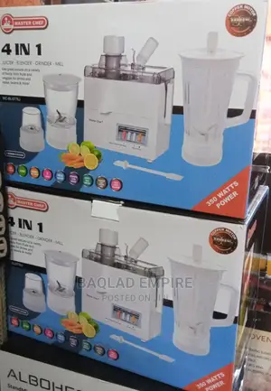 Master Chef 4 in 1 Juicer, Blender, Grinder and M