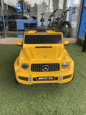 12V Licensed Mercedes-Benz G63 Kids Ride on Car Yellow