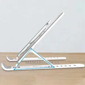 P1 Adjustable Portable Laptop Stand - White