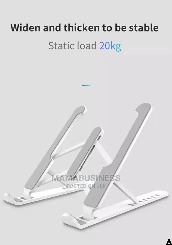 P1 Adjustable Portable Laptop Stand - White