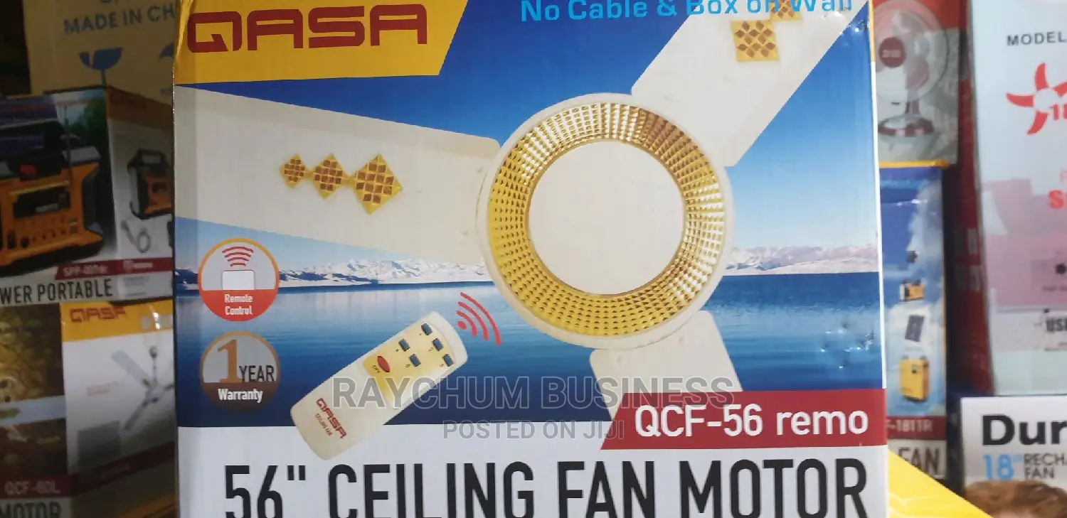 Qasa Remote Ceiling Fan 56 Cool Braze