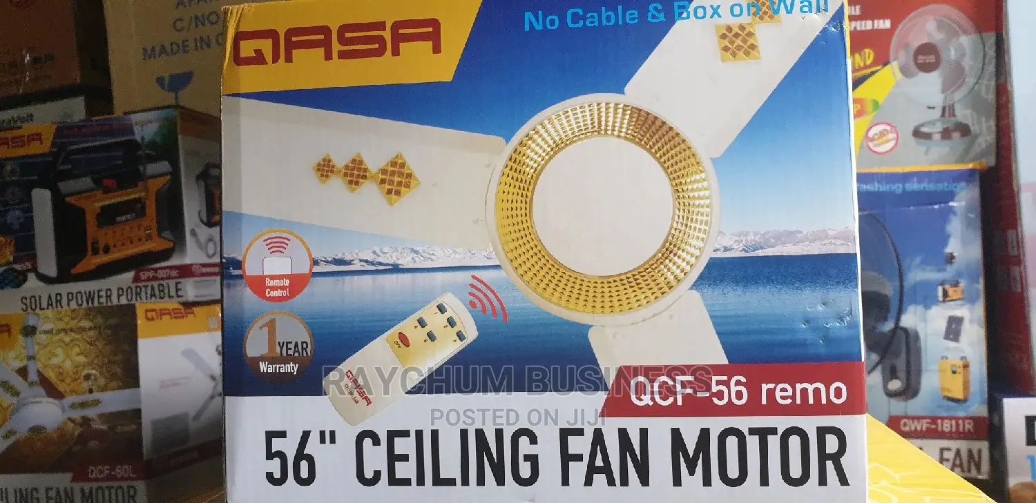 Qasa Remote Ceiling Fan 56 Cool Braze
