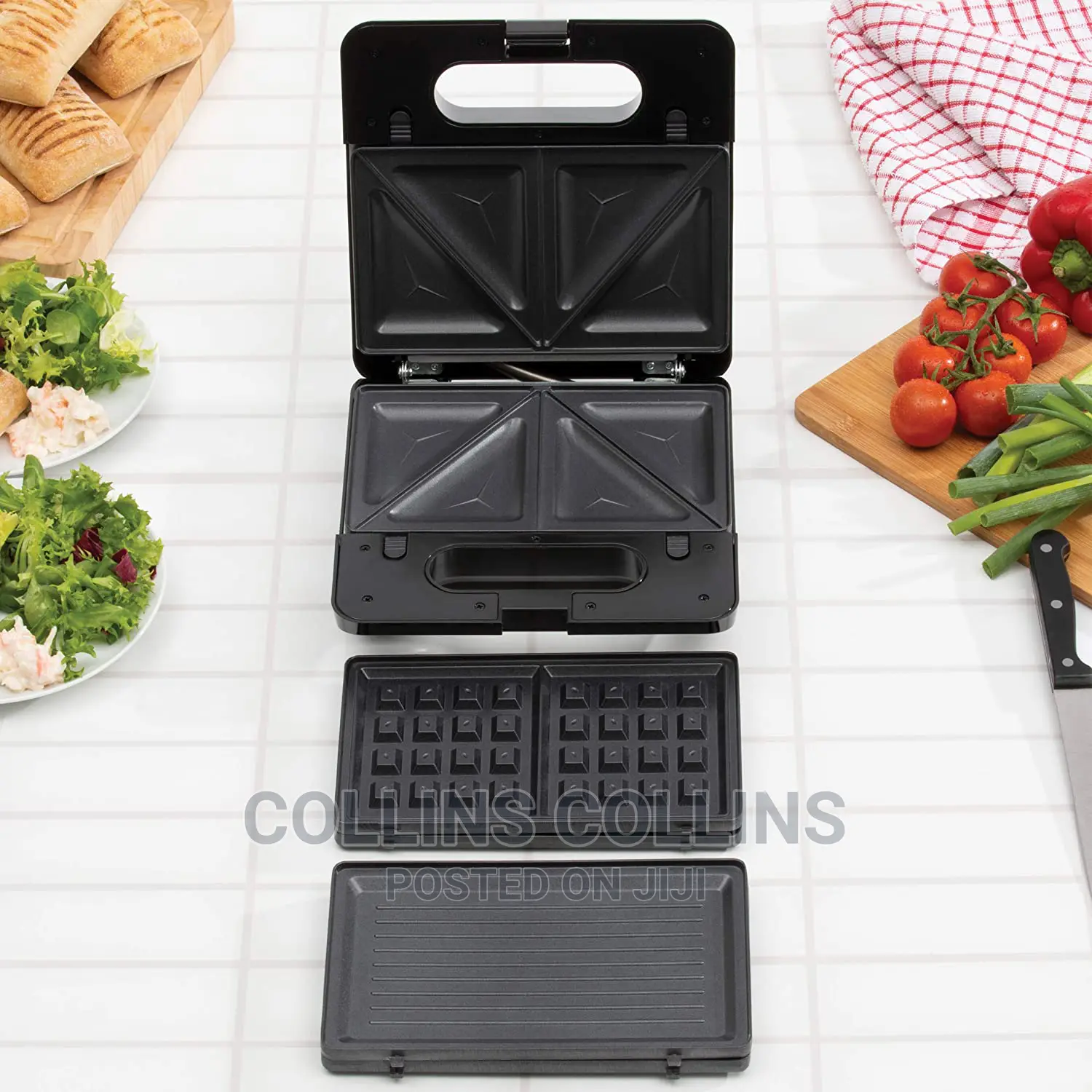 Daewoo SDA1562 3-in-1 Snack Maker,