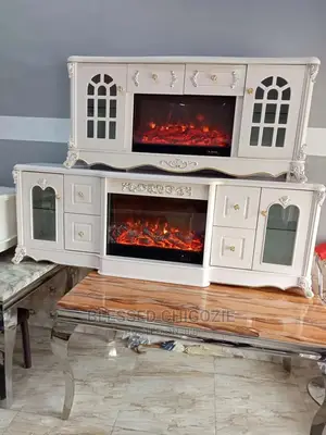 Television Shelf With Fireplace