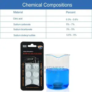 Auto Glass Cleaner, Windshield Window Cleaner - 6pcs
