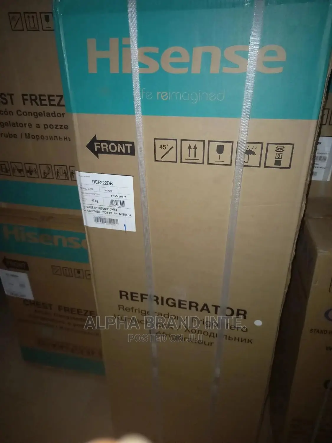 Hisense 240 Liters Fridge