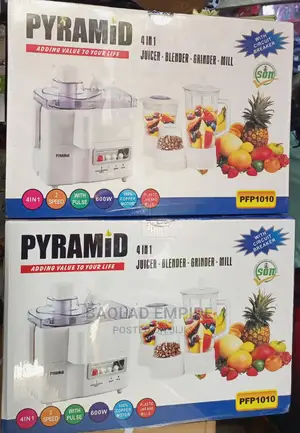 Pyramid 4 in 1 Juicer, Blender, Grinder and Mill-600w