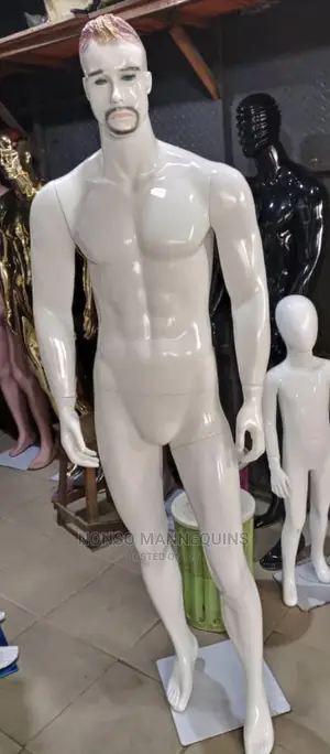 White Neat Brand New Full Body Fibre Male Display Mannequin