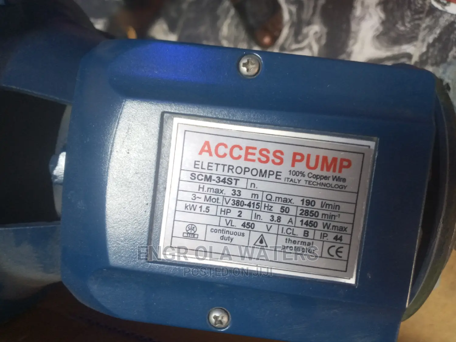 2hp Access Pump