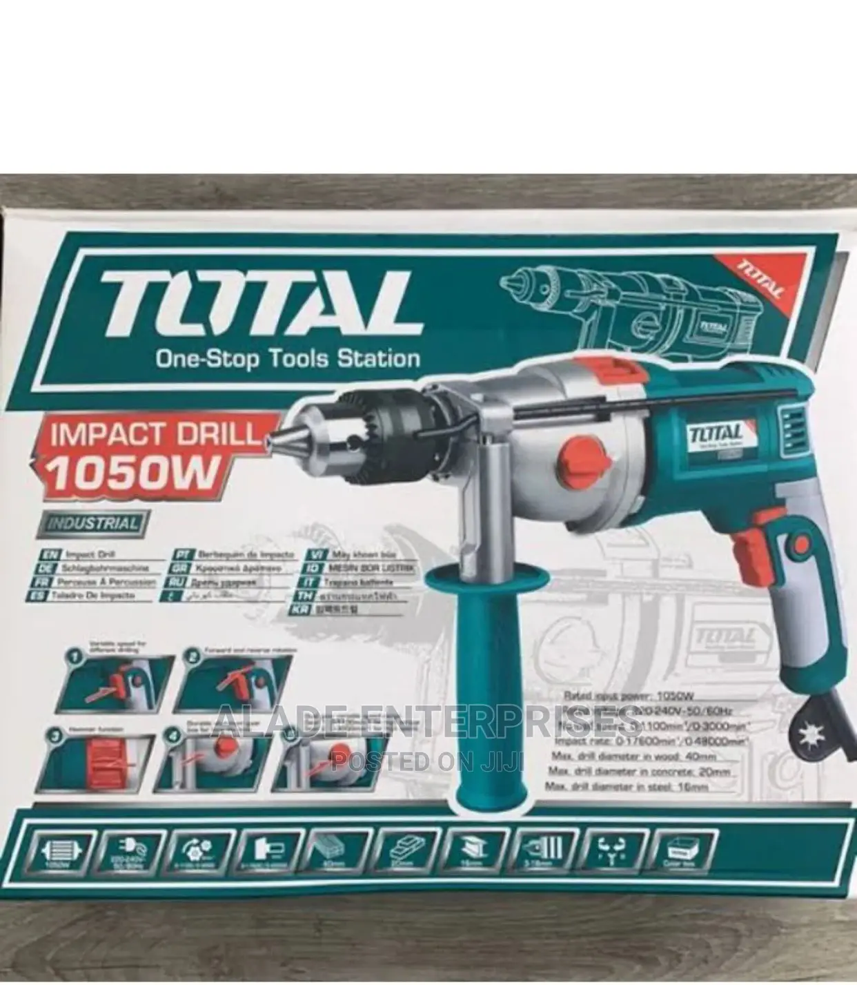 Total Impact Drill 1050w 16mm