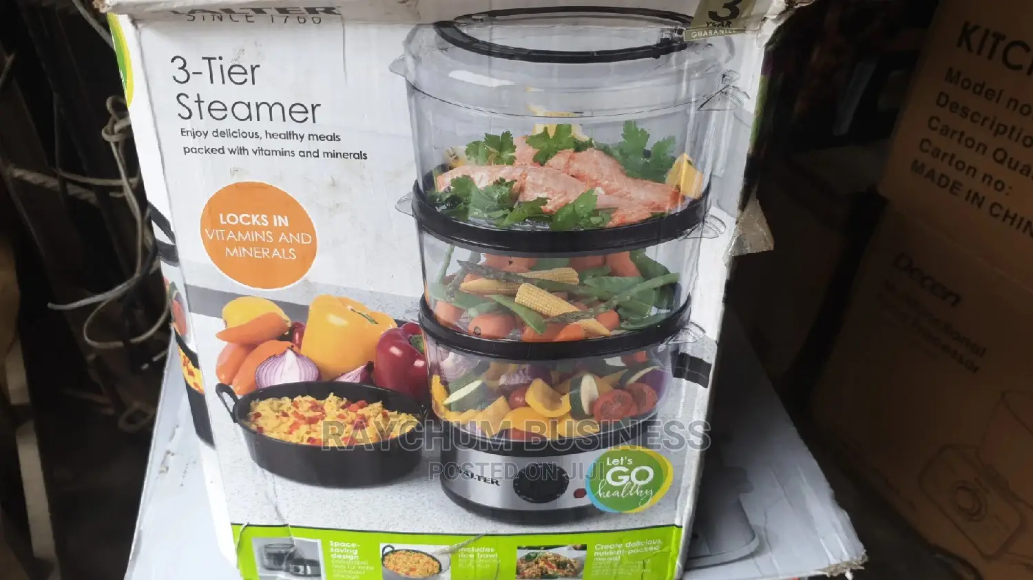 3 Tier Steamer Enjoy Healthy Food