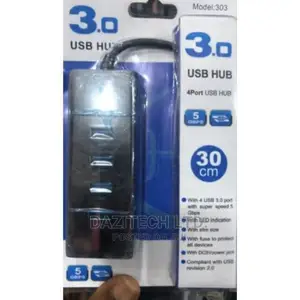 Hub 3.0 Usb Hub -4 Port Black