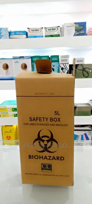 Medical Safety Box Sharps Bin for Used Syringe Collection