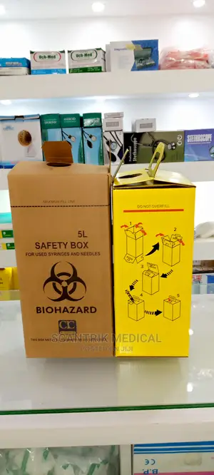 Paper Medical Safety Box Safety Box for Syringe