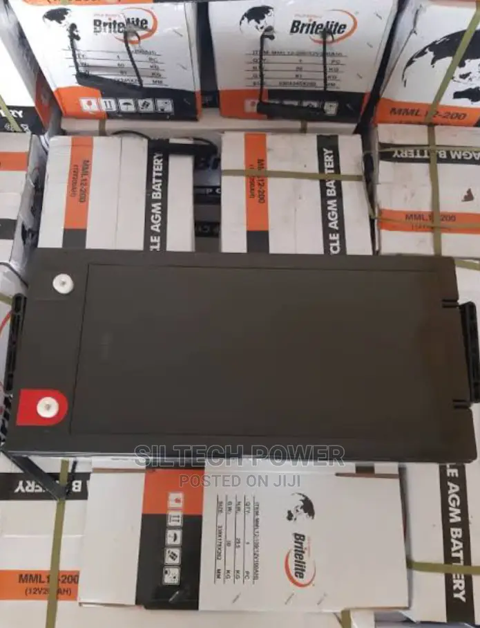 Britelite Deep Cycle AGM 12v200ah