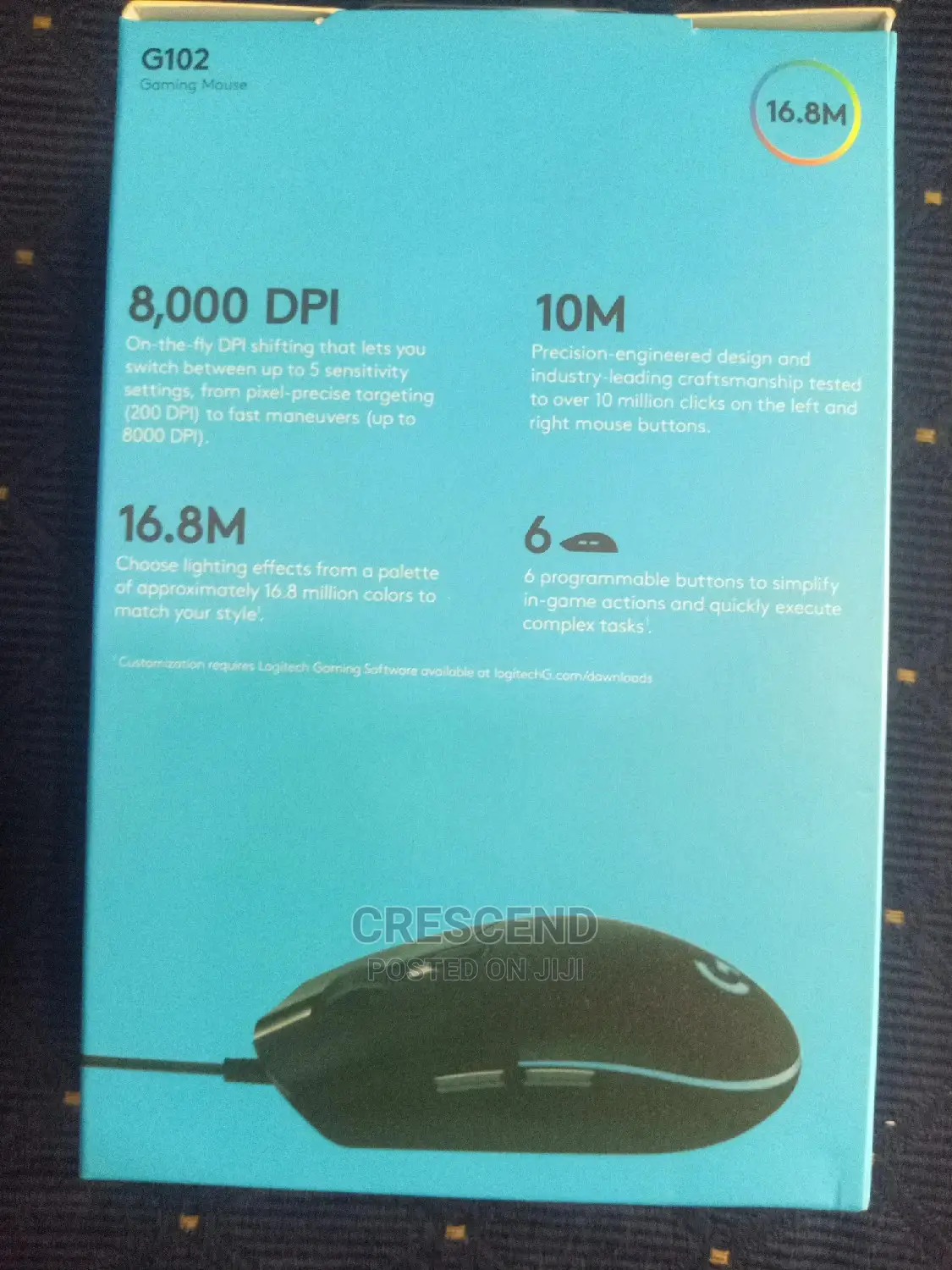 Logitech Gaming Mouse (G102)