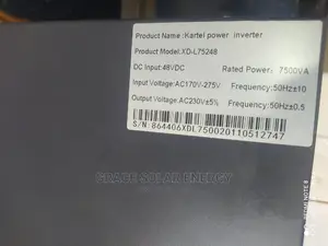 7.5kva Kartel 48v Inverter