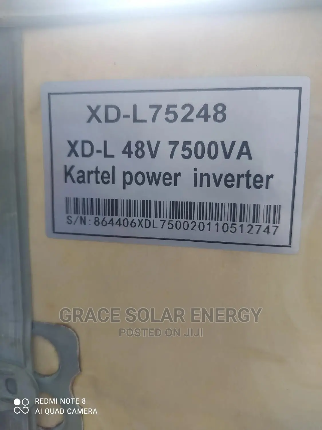 7.5kva Kartel 48v Inverter